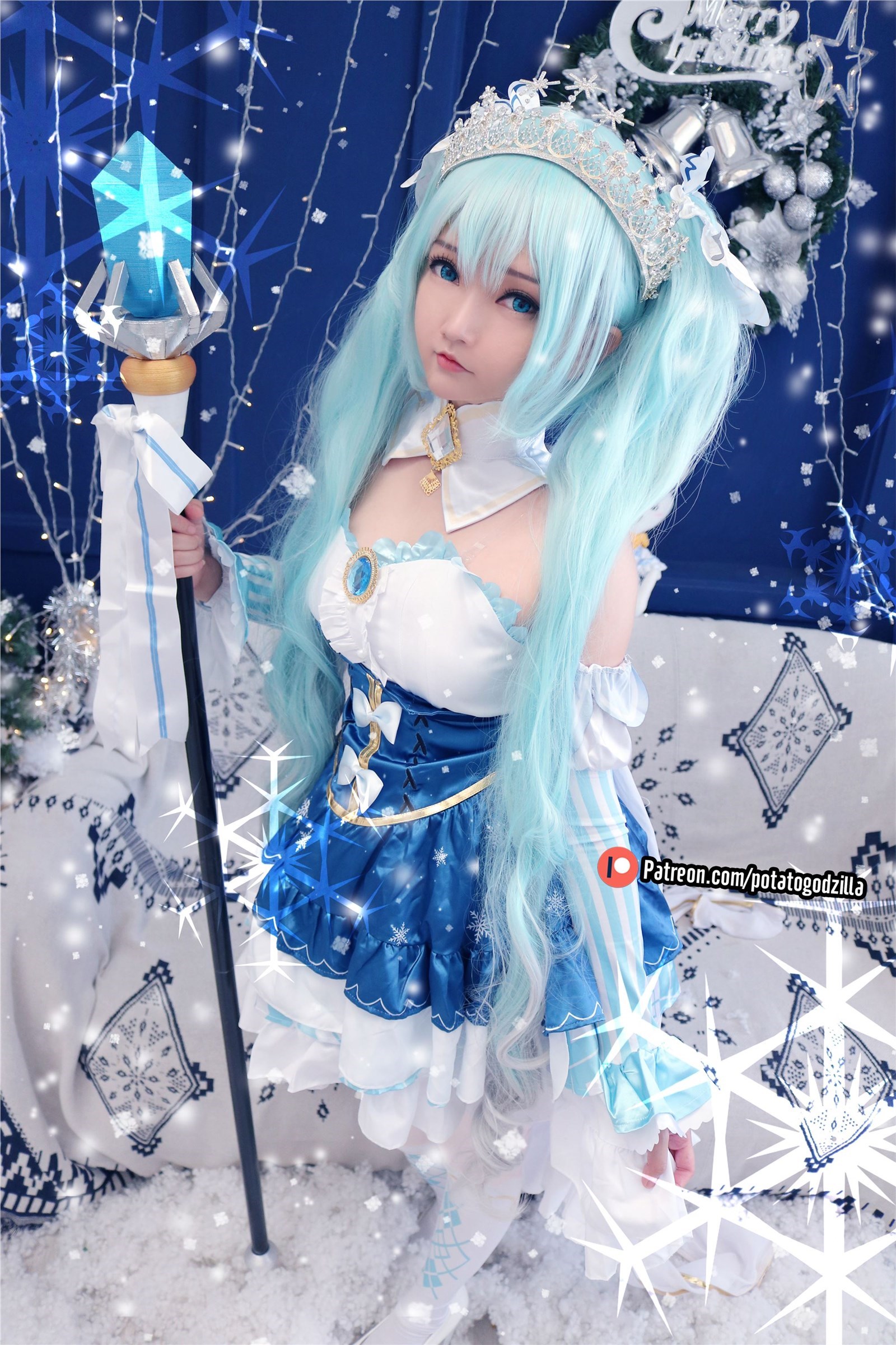 Potato Godzilla - NO.026 Snow Miku(1)